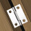 Metal Silver Hinges, Customizable Tension Control Effortless Installation Foldable Butt Hinge for Heavy Doors, Long Hinge Life and Secure Reliability 5