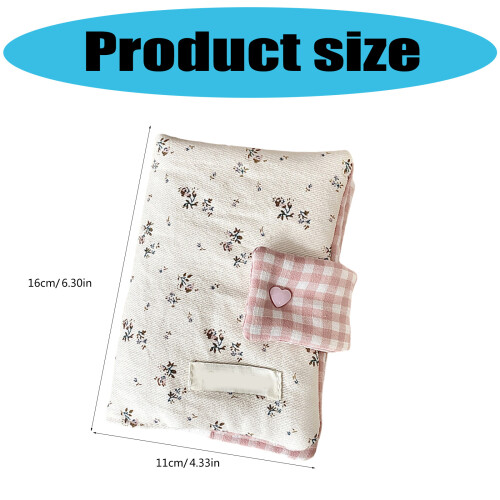Floral Print Notebook Aesthetic Notebook Daily Notepads-Beige. 2