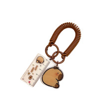 Lovely Keychain Stylish Bag Charm Cartoon Capybara Keyring-2