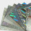 20 Sheets Shimmering Craft Paper Glittered Plastic Sheets for 4