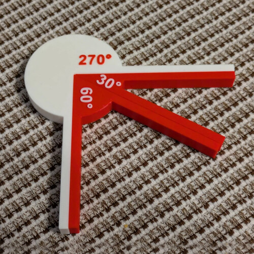 Professional Angle Measuring Ruler Multiunctional Protractor-1 2