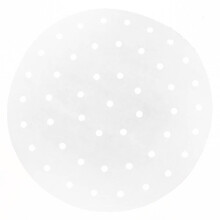 (As show, One size) 100PCS 9inch Basket Steam Fryer Air Liners Oil Paper Non-stick Steamer Cooking Baking Sheet