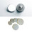 100Pieces Clear PET Laminating Sheets Badge Protective-32mm 3