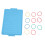 Educational Geometry Pegboard Multipurpose Geoboard Hands-Blue 1