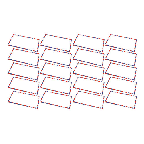 5/15/20pcs Envelope Airmail Envelopes With Aviation Simple-20