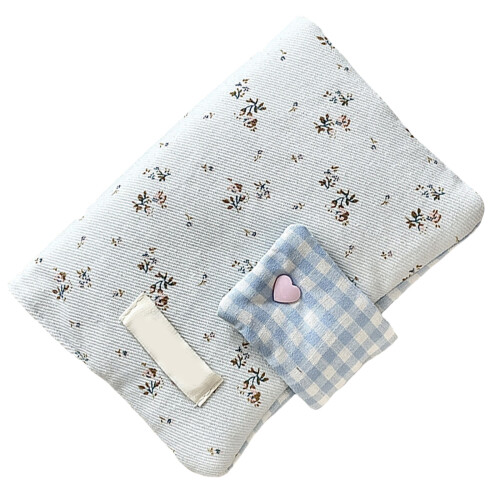 Aesthetic Notebook Floral Print Notebook Floral Patterns-Blue