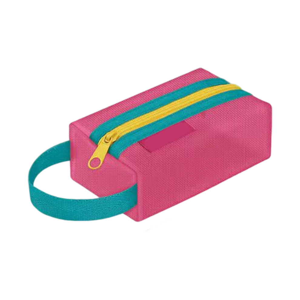 Portable Makeup Bag Zippered Closure Cosmetics Organiser-1