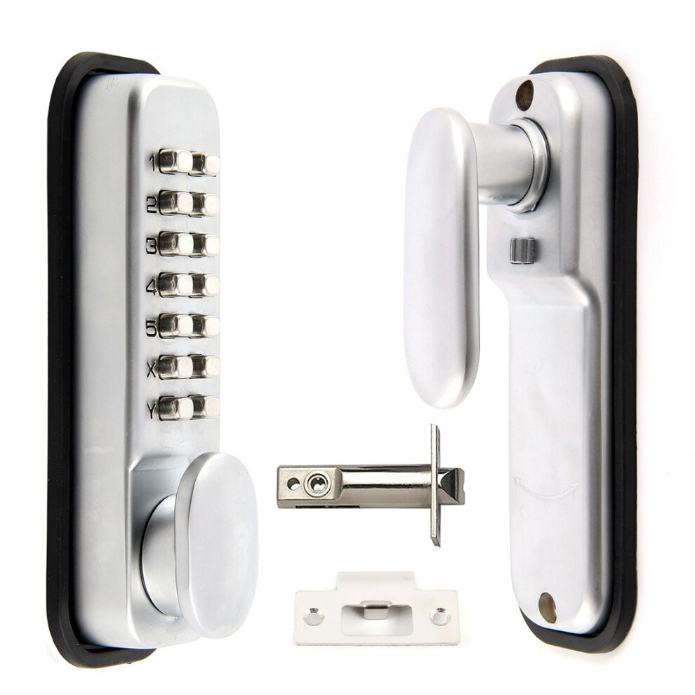 Digital Push Button Door Lock Key Pad Code Combination Access Mechanical Keyless 4854166044349
