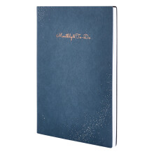 18 Month Planner Notebook Undated For Work Study-Smoke Blue