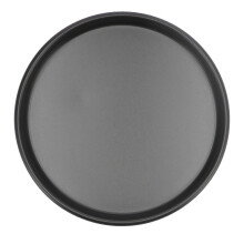 (As show, One size) Round Pizza Baking Pan NoStick Baking Pizza Plate Tray Mold for Kitchen Home Restaurant(8in )
