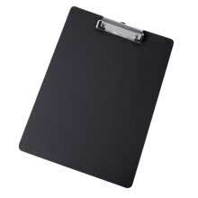 Conference Clipboard with Retactable Hanging Hook-black