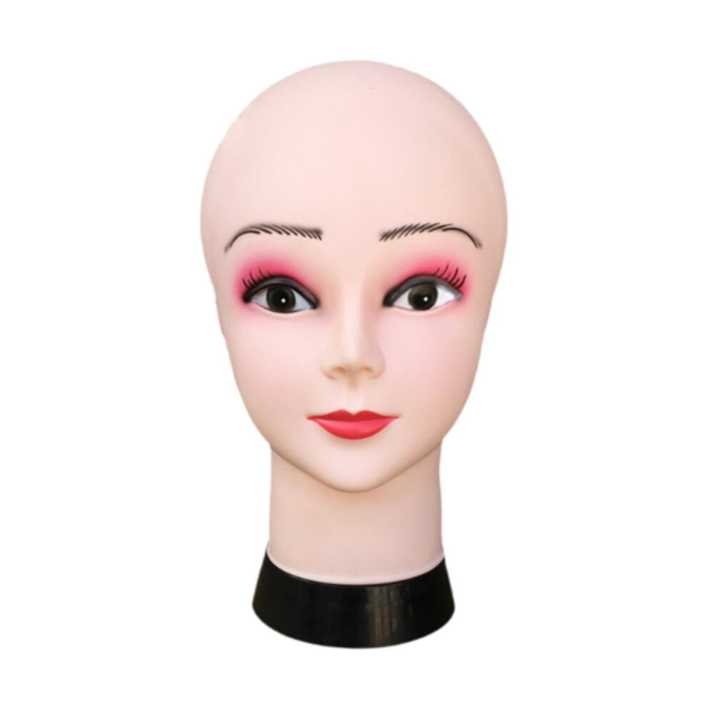 Unisex Female Mannequin Head For Displaying Hats And Wigs, 55 Cm Circumference, Cosmetology Practice And Wig Styling