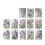 23Sheets Retro Scrapbooking Paper Embossed Flower Leaf Paper-2 1