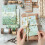 23Sheets Retro Scrapbooking Paper Embossed Flower Leaf Paper-2 6