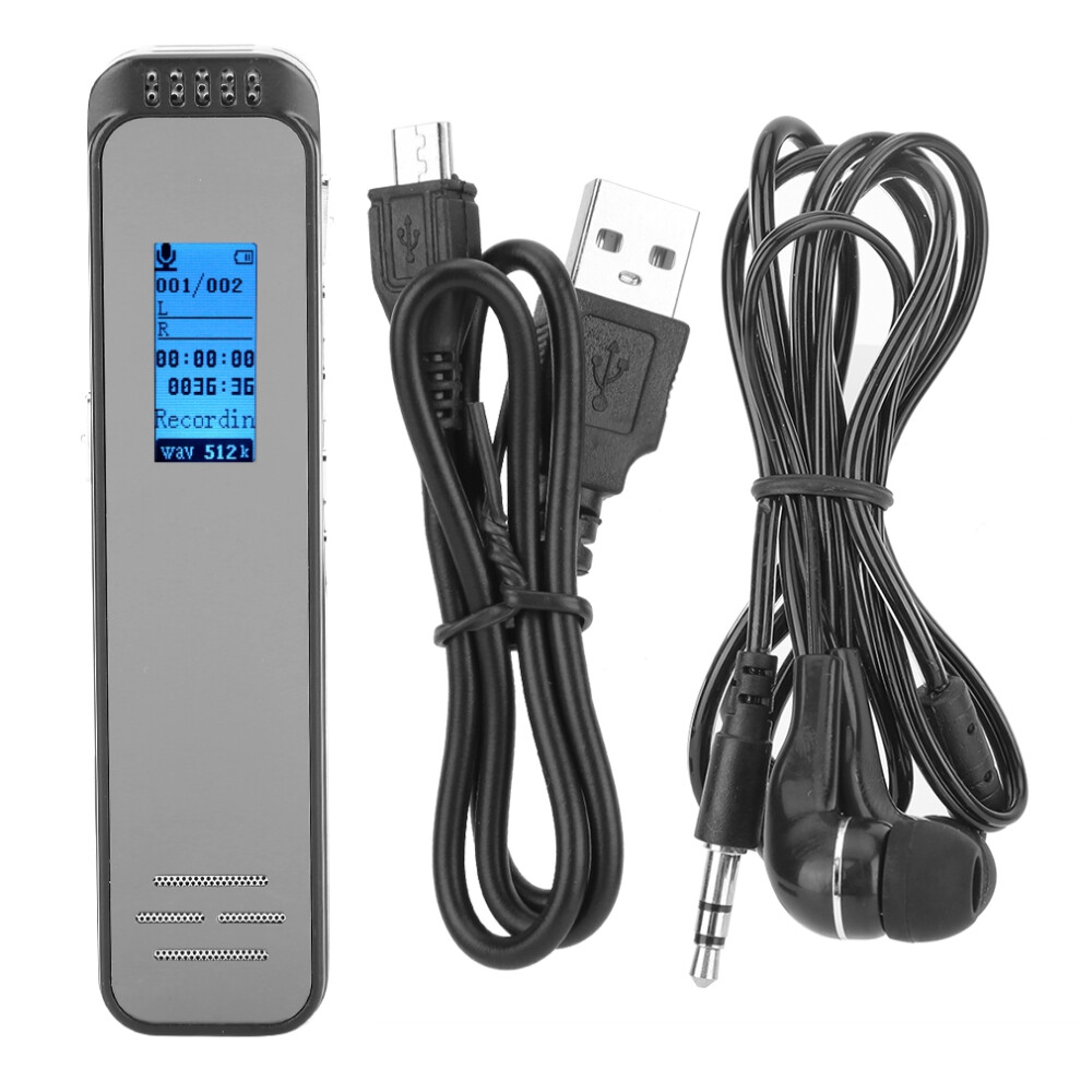 Hd Voice Recorder For Meetings, Intelligent Noise Reduction Recorder With High-Definition Sound Recording, One-Click Recording, Password Protection (S 9416038555398