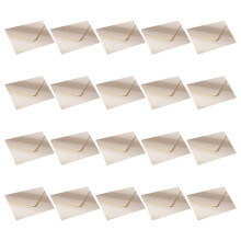20Pcs Vintage Envelopes 4x2.76Inch Small Flipping-White