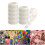 1000Pcs Clear Double Side Dots Sticker Double Side Glues-White 2