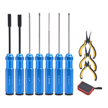 10Pcs Hexagonal Shank Screwdriver Pliers Antislip Handle with