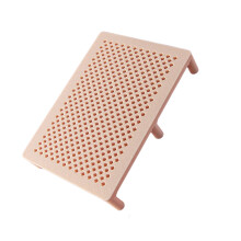 Polymer Clay Earring Hole Positioning Tool Plastic-apricot