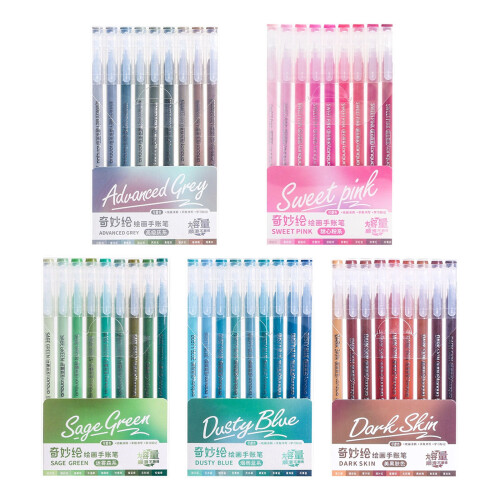 Multicolored Gel Pen Colorful Drawing Pen-Advanced Gray System 2