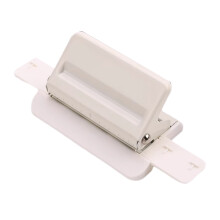 4 Holes Punch Paper Punch Punching Machine Manual Puncher-White