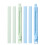 2Pcs Sliding Retractable Pencil Erasers with 4 Refills Push Pull 1