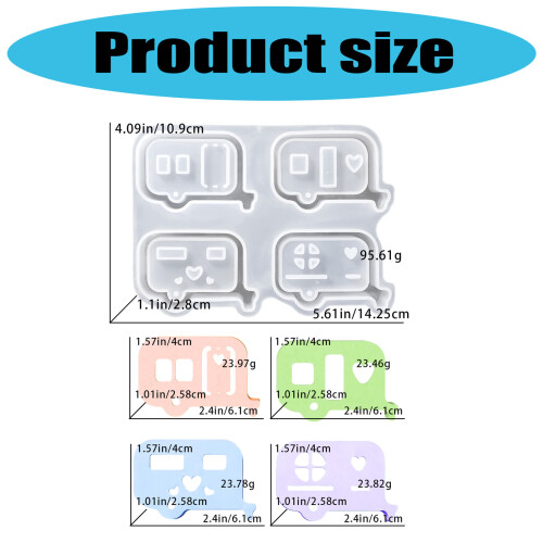 Practical Silicone Mould for Crafting Bus Panel Night Lights 2