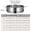 Stainless Steel Steaming Rack with Handle Steamer-24cm with ear 3