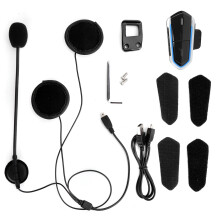 Căști de motocicletă pentru căști deschise, cu microfon cu anulare a zgomotului și Bluetooth pentru comunicare neîntreruptă, detașabile