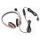 Fone de ouvido HD para comunicação de voz com arco retrátil e microfone giratório, compatível com Skype, Webinars e Call Center. 3