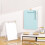 Vertical Standing up Writing Board Foldable Acrylic-Green 3
