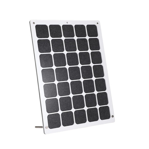 35 Slot Pin Display Panel Dustproof Protective Cover for Badge