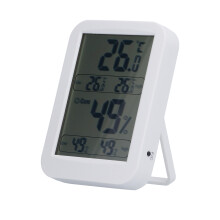 Temperatur- und Feuchtigkeitsmessgerät für Innenräume mit hochpräzisem Sensor und Komfortanzeige, digitales Hygrometer-Thermometer für Senioren,