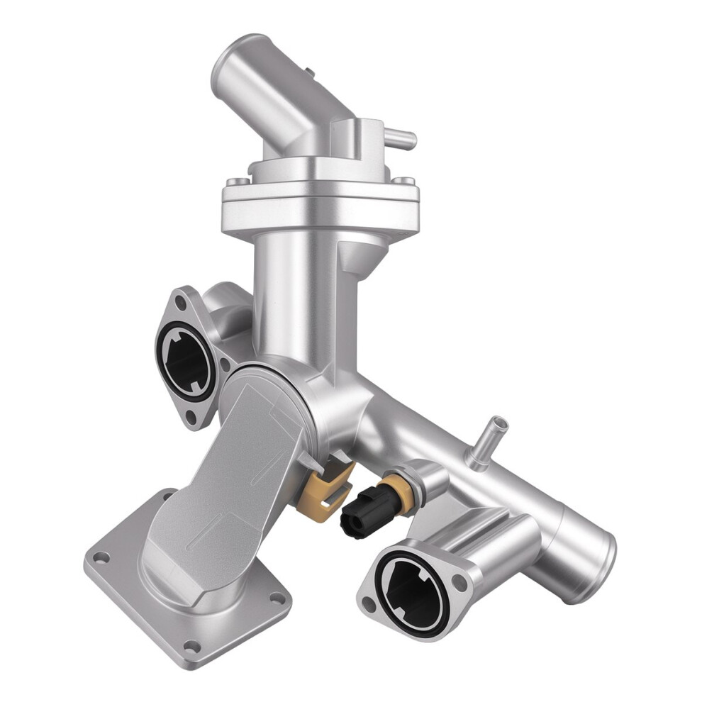 Lr005631 Aluminum Thermostat Tube & Housing For Lr3 / 3 4.4L Ajv8 New 4854166037815