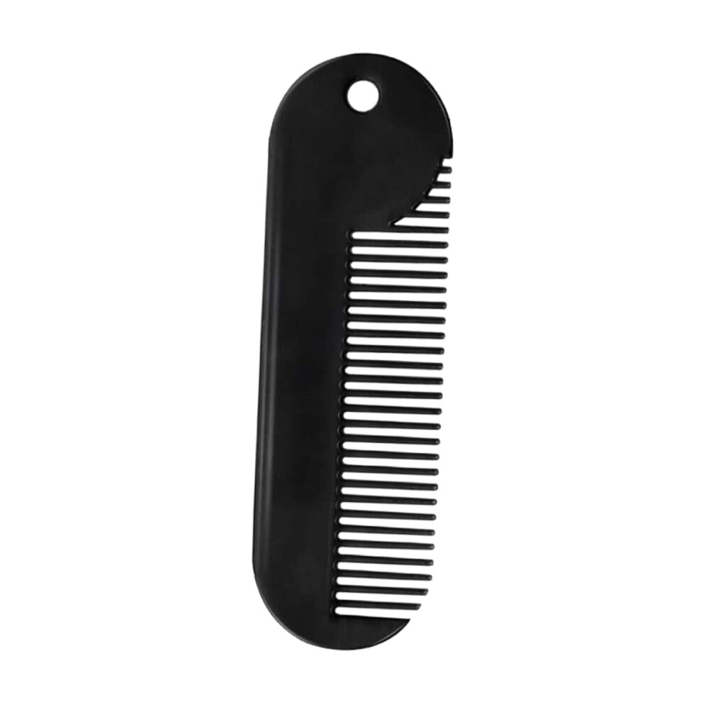 Unisex Beard Comb For Men Zinc Alloy Multipurpose Grooming Tool With Precise Beard Shaping