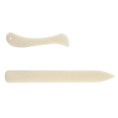 Pointed Tip Bone Folder for Precision Work, Wide End Creasing Tool with Traditional Design, Essential Tool for Crafters Using High Quality Material fo 2