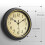 12-Zoll-Retro-Wanduhr, leicht ablesbare römische-8 4