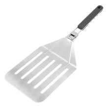 (As show, One size) Pizza Peel Shovel Spatula Paddle Stainless Steel Foldable Slotted Transfer Pastry Tools Large