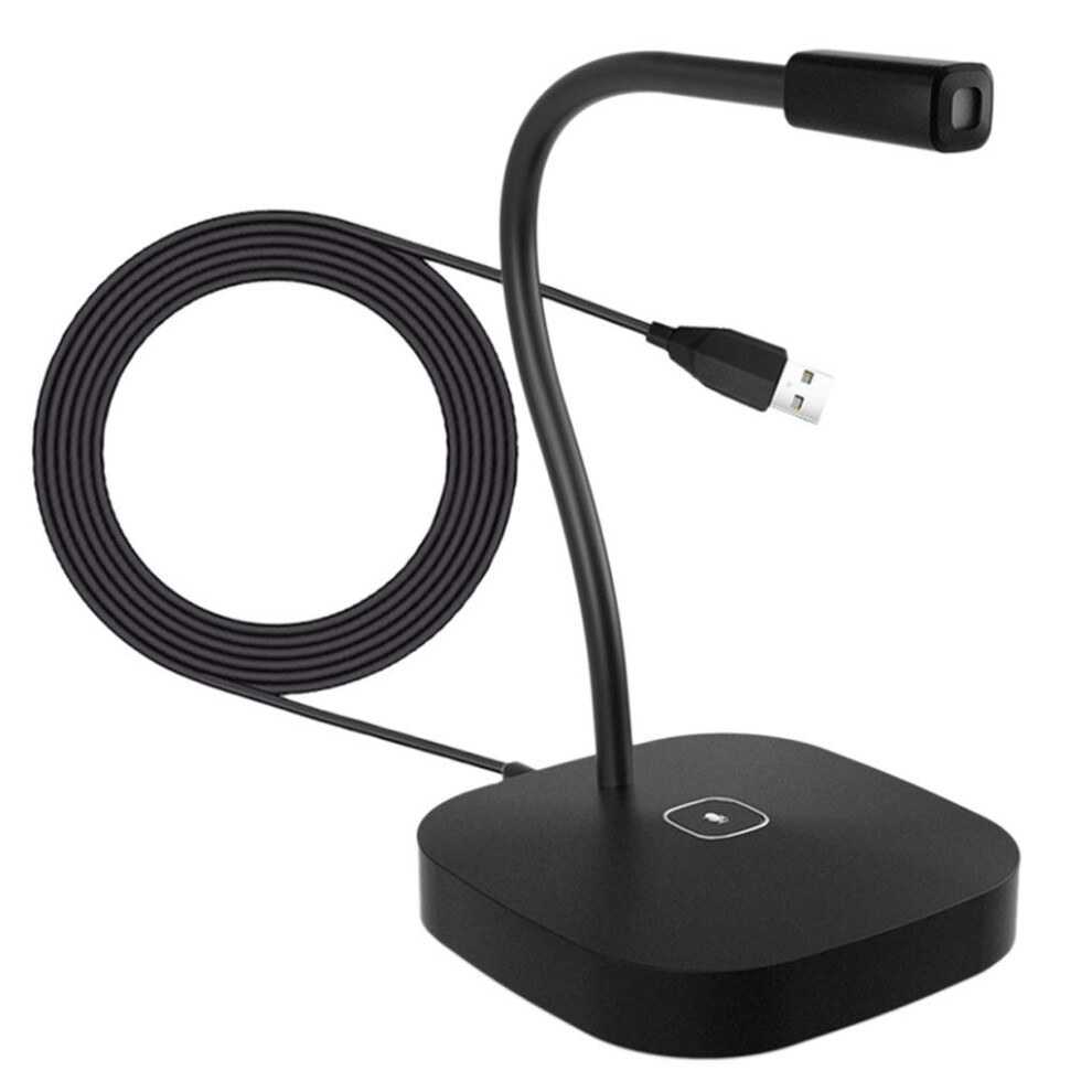 Computer Voice Microphone Desktop Conference Microphone With Mute Button Plug And Play For Meetings 9365049319348