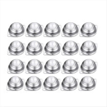 20 Pcs 1 Inch Roller Ball Transfer Bearing Nylon Round Ball Transfer Unit Universal Ball Casters for Conveyor Roller