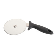 (As show, One size) Stainless Steel Pizza Cake Pies Knife Single Wheel Cutter Chopper Kitchen Tool