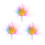 Recharges de plumes rotatives électriques, 3 pièces,-Blanc 1