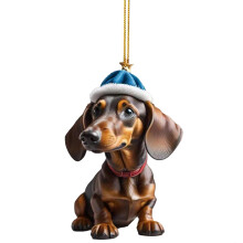 Herrliche Cartoon-Hunde-Autoanhänger-Dekoration, perfekt für-8
