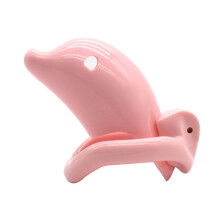 Chastity for Men Breathable Chastity Belt Lightweight Penis Cage Pink Sex Toy