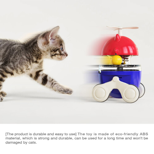 Jouets pour chats, distributeur de nourriture-Bleu américain 1