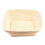 (As show, One size) Rectangle Bread Basket Craft Rattan Basket Bread Basket Baking Tool(25*25*8CM) 1