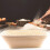 (As show, One size) Rectangle Bread Basket Craft Rattan Basket Bread Basket Baking Tool(25*25*8CM) 3