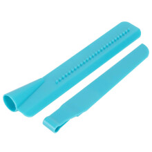(As show, One size) Cake Smoother Ruler Height Adjustable Cream Butter Scraper Cake Decorating Tool Blue