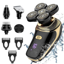 (As show, One size) Head Shavers for Bald Men-Electric Razor for Men with LED Display, Faster-Charging 5D Floating Waterproof Mens Shaver