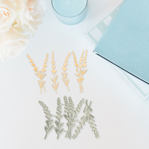 Stansmessen van koolstofstaal Bladeren Tak Die Cuts Embossing 1